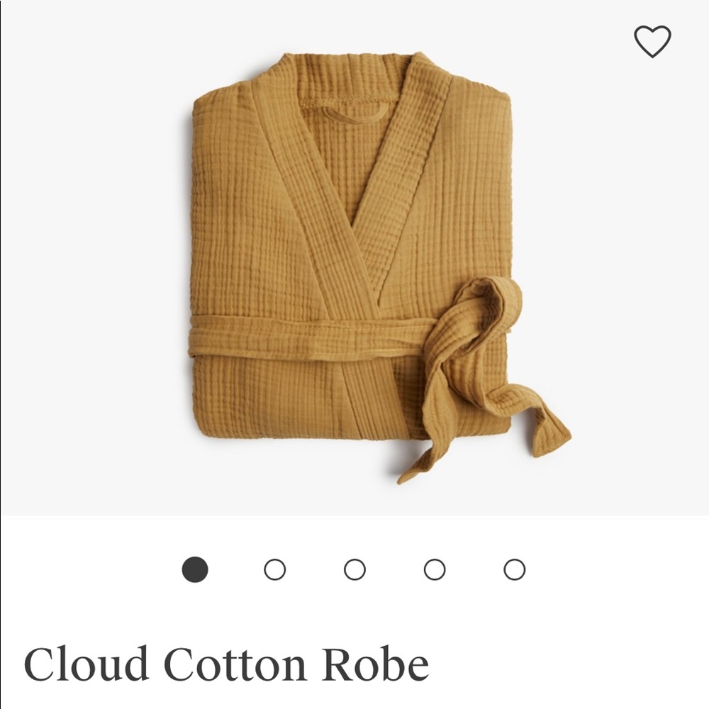 Parachute Cloud Cotton Robe (Amber)